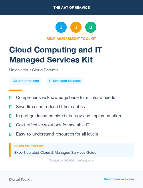 Cloud Computing and IT Managed Services Kit