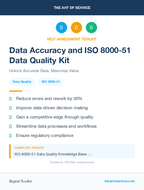 Data Accuracy and ISO 8000-51 Data Quality Kit