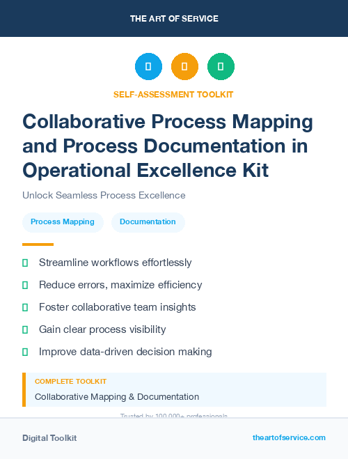 Collaborative Process Mapping and Process Documentation in Operational Excellence Kit