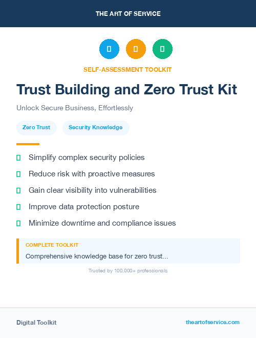 Trust Building and Zero Trust Kit
