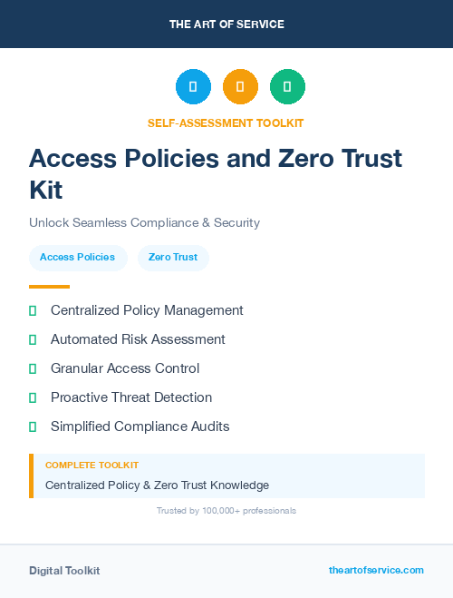 Access Policies and Zero Trust Kit