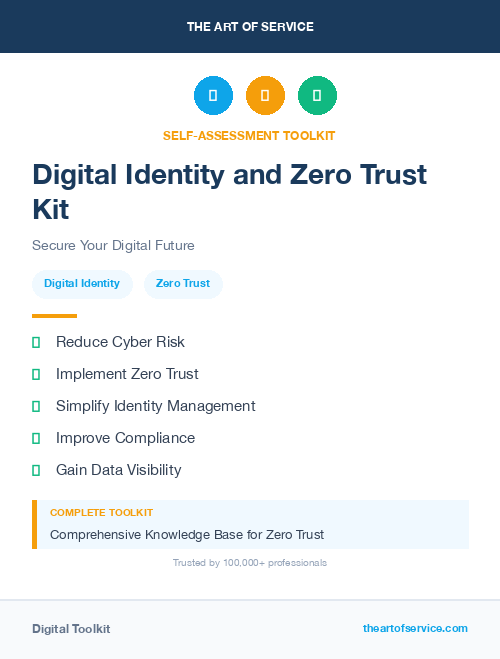 Digital Identity and Zero Trust Kit