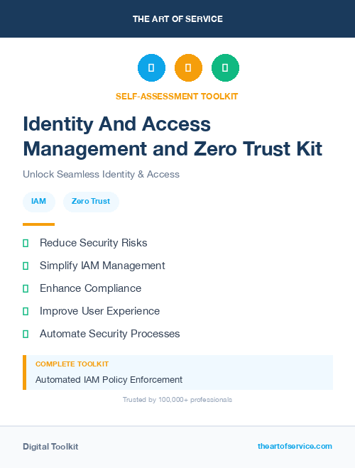 Identity And Access Management and Zero Trust Kit