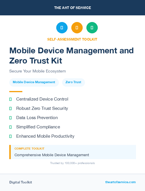 Mobile Device Management and Zero Trust Kit