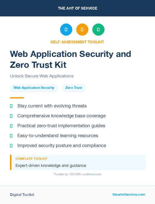 Web Application Security and Zero Trust Kit