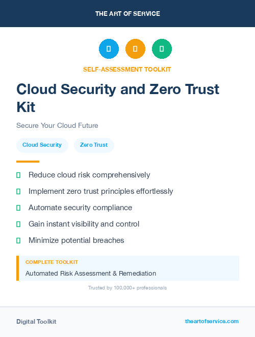 Cloud Security and Zero Trust Kit