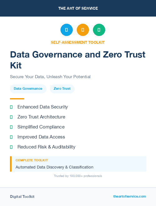 Data Governance and Zero Trust Kit