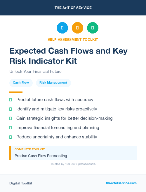 Expected Cash Flows and Key Risk Indicator Kit