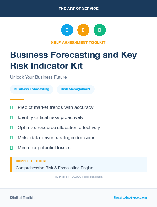 Business Forecasting and Key Risk Indicator Kit