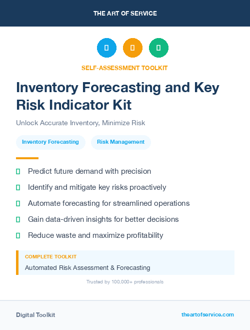 Inventory Forecasting and Key Risk Indicator Kit