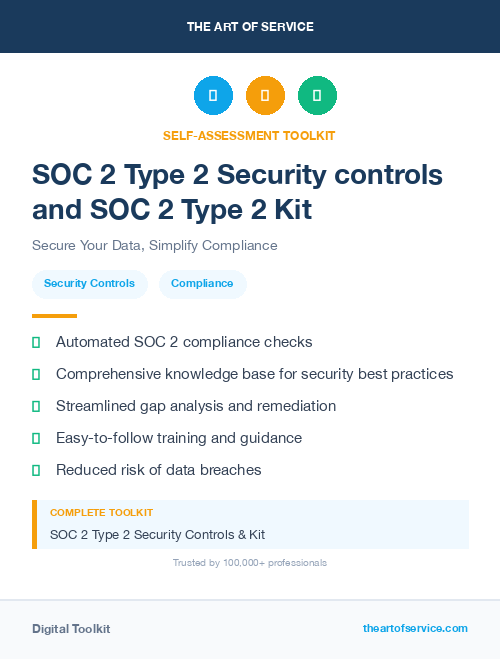 SOC 2 Type 2 Security controls and SOC 2 Type 2 Kit