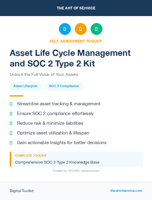 Asset Life Cycle Management and SOC 2 Type 2 Kit