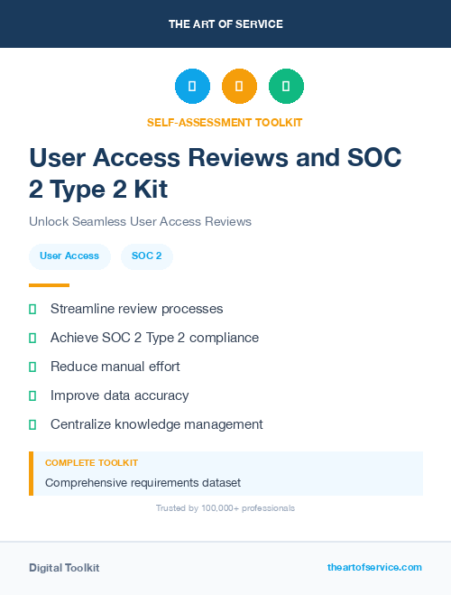 User Access Reviews and SOC 2 Type 2 Kit