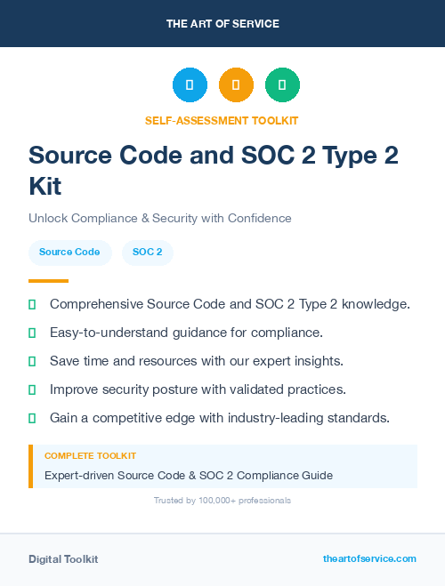 Source Code and SOC 2 Type 2 Kit