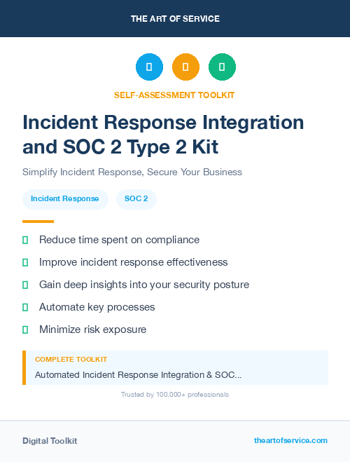 Incident Response Integration and SOC 2 Type 2 Kit