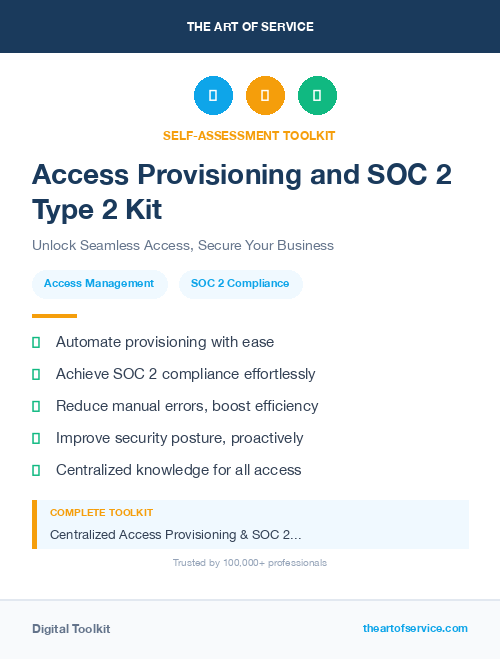 Access Provisioning and SOC 2 Type 2 Kit
