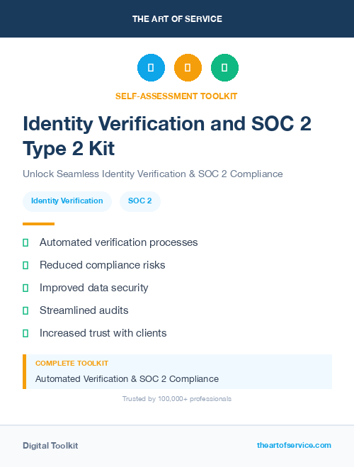 Identity Verification and SOC 2 Type 2 Kit