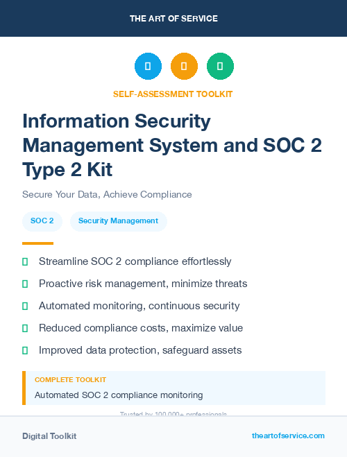 Information Security Management System and SOC 2 Type 2 Kit