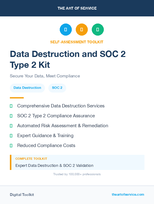 Data Destruction and SOC 2 Type 2 Kit