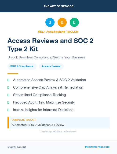 Access Reviews and SOC 2 Type 2 Kit