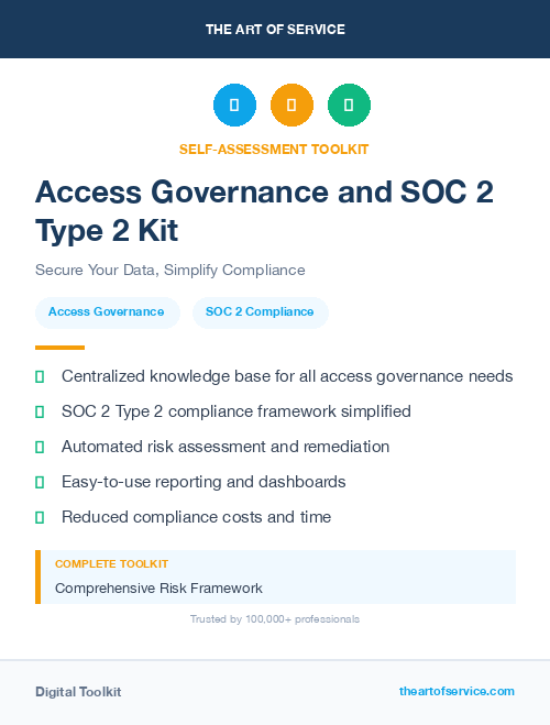 Access Governance and SOC 2 Type 2 Kit