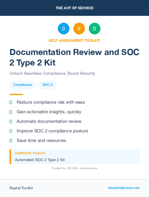 Documentation Review and SOC 2 Type 2 Kit