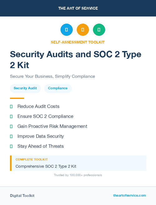 Security Audits and SOC 2 Type 2 Kit