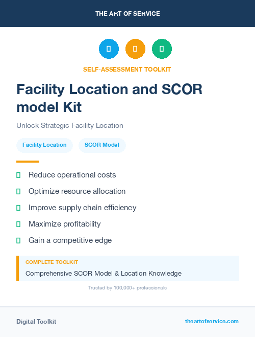 Facility Location and SCOR model Kit