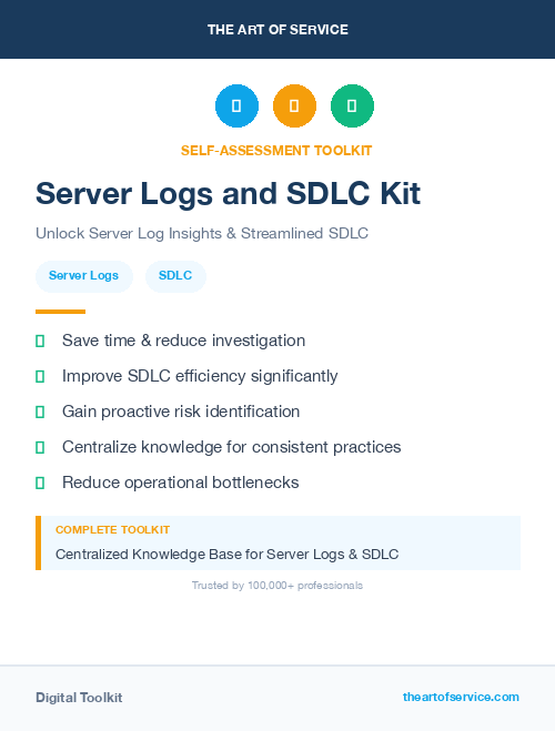Server Logs and SDLC Kit