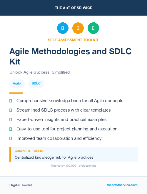 Agile Methodologies and SDLC Kit