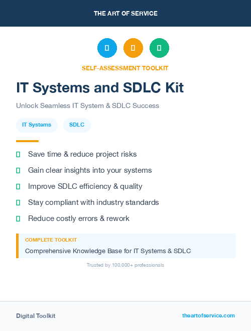 IT Systems and SDLC Kit