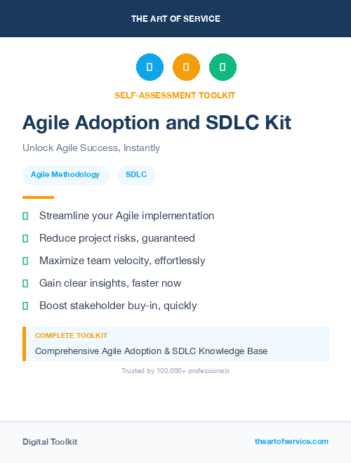 Agile Adoption and SDLC Kit