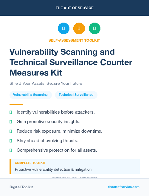 Vulnerability Scanning and Technical Surveillance Counter Measures Kit