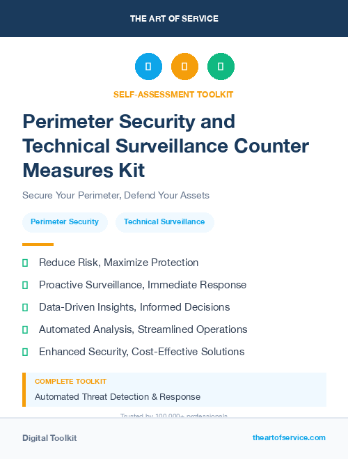 Perimeter Security and Technical Surveillance Counter Measures Kit