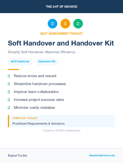 Soft Handover and Handover Kit