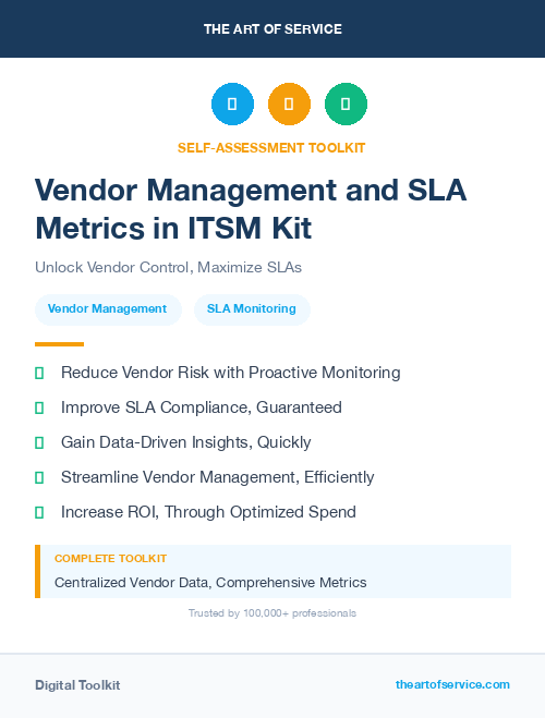 Vendor Management and SLA Metrics in ITSM Kit
