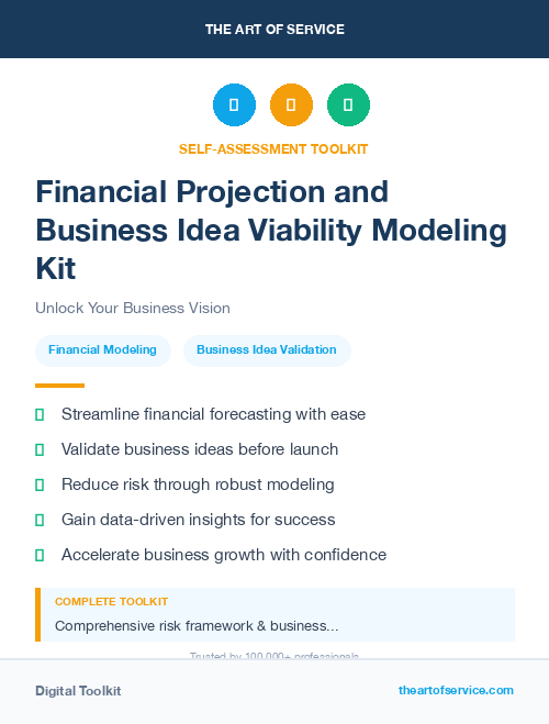Financial Projection and Business Idea Viability Modeling Kit