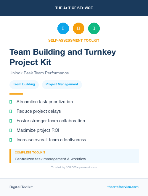 Team Building and Turnkey Project Kit