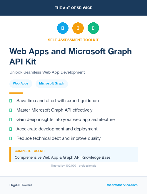 Web Apps and Microsoft Graph API Kit