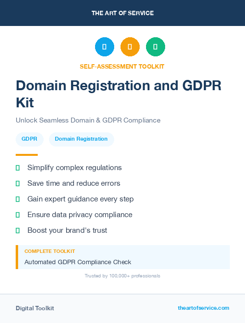 Domain Registration and GDPR Kit
