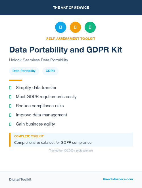 Data Portability and GDPR Kit