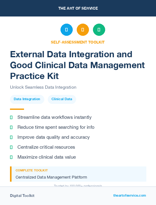 External Data Integration and Good Clinical Data Management Practice Kit
