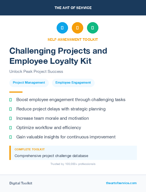 Challenging Projects and Employee Loyalty Kit