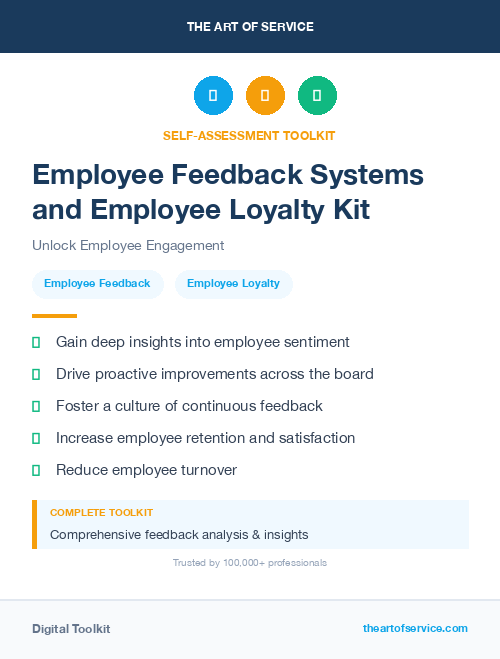 Employee Feedback Systems and Employee Loyalty Kit