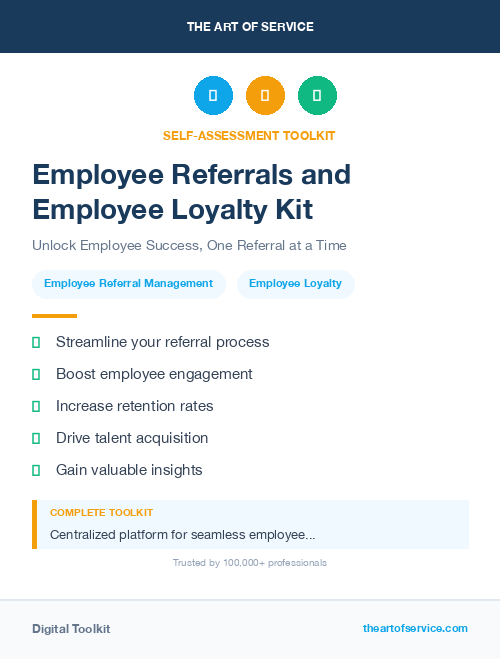 Employee Referrals and Employee Loyalty Kit