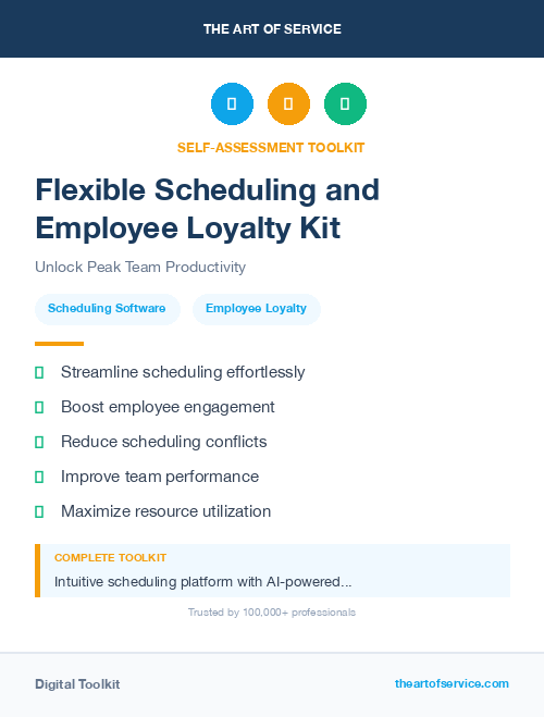 Flexible Scheduling and Employee Loyalty Kit