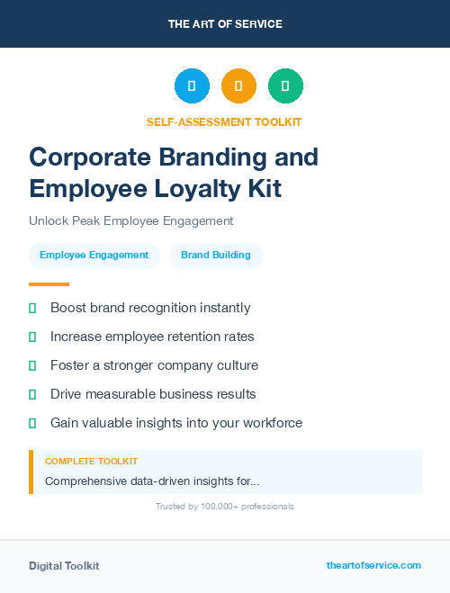 Corporate Branding and Employee Loyalty Kit