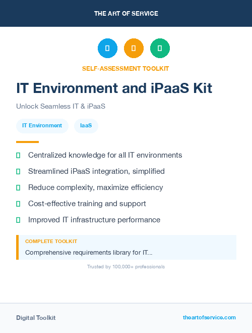 IT Environment and iPaaS Kit