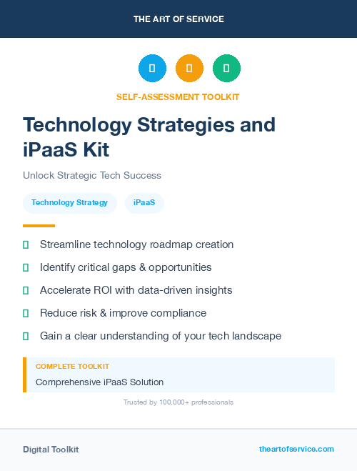 Technology Strategies and iPaaS Kit