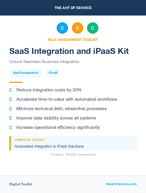 SaaS Integration and iPaaS Kit
